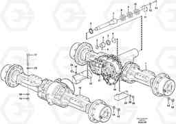 65693 Planet axles with fitting parts L45F, Volvo Construction Equipment