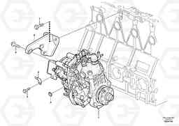 47189 Fuel injection pump with fitting parts EC55C S/N 110001- / 120001-, Volvo Construction Equipment
