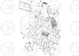 105338 Cab Heater Assembly SD70D/SD70F/SD77DX/SD77F S/N 197387-, Volvo Construction Equipment