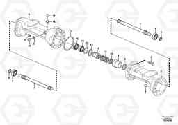 48466 Housing - front axle L35B S/N186/187/188/1893000 - 6000, Volvo Construction Equipment