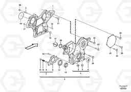 68037 Timing gear casing and gears EC20C, Volvo Construction Equipment