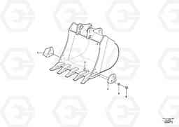 65299 Bucket, straight with teeth BL60 S/N 11315 -, Volvo Construction Equipment