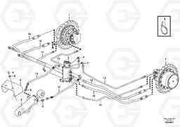 72152 Hydraulic circuit ( lower frame ) EC17C, Volvo Construction Equipment