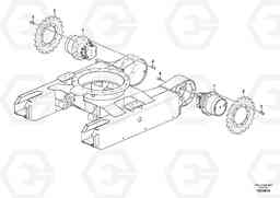 70758 Travelling gear motor assy / sprocket EC18C, Volvo Construction Equipment