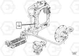 84884 Hydraulic circuit, upper frame EC18C, Volvo Construction Equipment