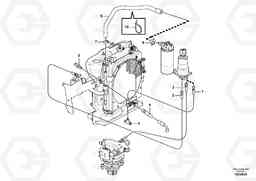 67311 Hydraulic circuit, upper frame EC17C, Volvo Construction Equipment