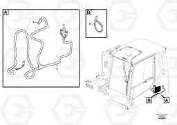 82676 Cable harness, offset boom EW160C, Volvo Construction Equipment