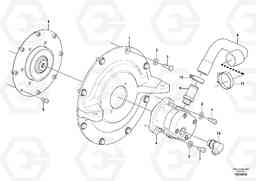 95785 Hydraulic pump with fitting parts EC17C, Volvo Construction Equipment