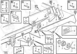 98045 Overhung tailgate A40E, Volvo Construction Equipment
