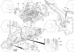 101989 Steering circuit G900 MODELS S/N 39300 -, Volvo Construction Equipment