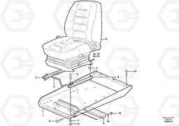 86526 Operator seat with fitting parts L110F, Volvo Construction Equipment