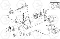71757 Belt transmission, pulley EC700BHR HIGH REACH DEMOLITION, Volvo Construction Equipment