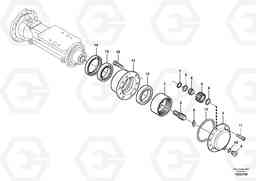 3151 Final drive-front axle L25B TYPE 175, S/N 0500 - TYPE 176, S/N 0001 -, Volvo Construction Equipment