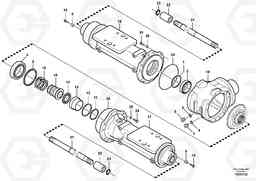7086 Housing - front axle L25B TYPE 175, S/N 0500 - TYPE 176, S/N 0001 -, Volvo Construction Equipment