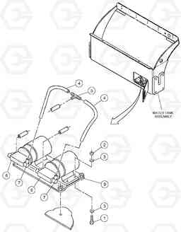 85370 Pump and Water Hose Assembly DD136HF S/N 53593 -, Volvo Construction Equipment