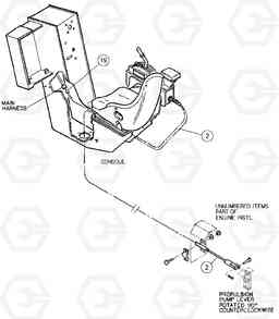 88544 Control Lever Assembly DD136HF S/N 53593 -, Volvo Construction Equipment