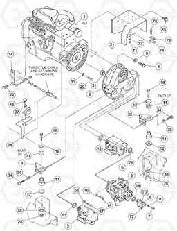 100057 Engine Installation DD126HF S/N 53537 -, Volvo Construction Equipment