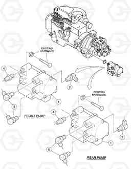 87303 Vibration Pump Assembly DD126HF S/N 53537 -, Volvo Construction Equipment