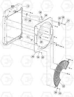 83470 Radiator and Oil Cooler Assembly DD126HF S/N 53537 -, Volvo Construction Equipment