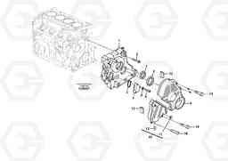 62199 Timing gear housing (front cover) L20F, Volvo Construction Equipment