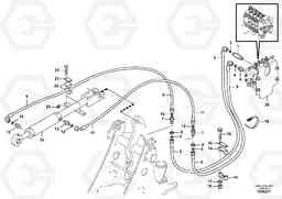 41947 Hydraulic lines - tilt hydraulic L25F, Volvo Construction Equipment