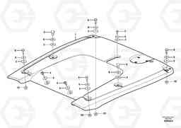 70408 Roof Cover L20F, Volvo Construction Equipment