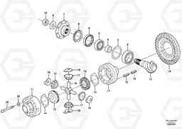 101094 Front axle, Differential EW180C, Volvo Construction Equipment