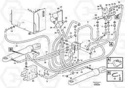 92947 Steering system, pressure and return lines L90F, Volvo Construction Equipment