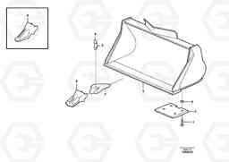 85826 Bucket, straight with teeth ATTACHMENTS ATTACHMENTS WHEEL LOADERS GEN. F, Volvo Construction Equipment