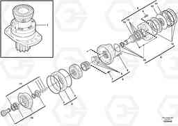 68612 Slewing gear motor ECR48C, Volvo Construction Equipment