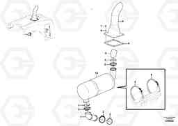 106449 Exhaust system, silencer L220G, Volvo Construction Equipment