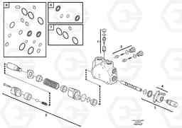 104589 Valve section BL61 S/N 11459 -, Volvo Construction Equipment