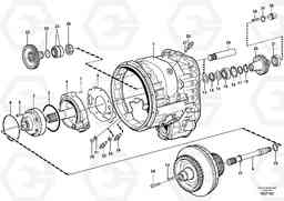 102909 Converter housing, gears and shafts L150F, Volvo Construction Equipment