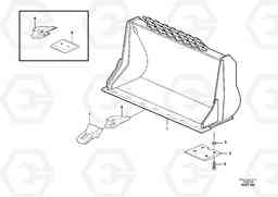 103671 Bucket, straight with teeth ATTACHMENTS WHEEL LOADERS GEN. G, Volvo Construction Equipment