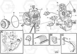 83489 Hydraulic transmission with fitting parts L180F, Volvo Construction Equipment