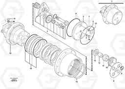 85767 Hydraulic travelling motor EC17C, Volvo Construction Equipment
