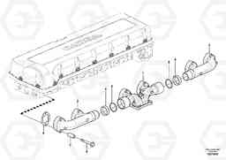 101453 Exhaust manifold L220G, Volvo Construction Equipment
