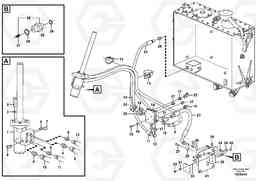 103140 Steering system, pressure and return lines L150G, Volvo Construction Equipment