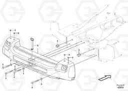 101455 Rear hitch and counterweight L220G, Volvo Construction Equipment