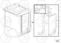 104170 Door with fitting parts L180G, Volvo Construction Equipment