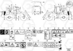 105407 Sign plates and decals L150G, Volvo Construction Equipment