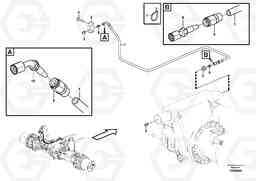 104536 Lubricating system. EW160C, Volvo Construction Equipment