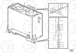 104636 Hydraulic oil tank, with fitting parts L150F, Volvo Construction Equipment