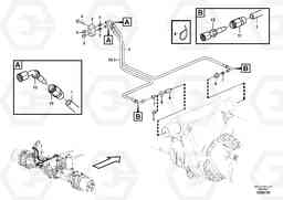 105605 Lubricating system. EW180C, Volvo Construction Equipment