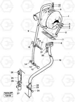 67492 Turbocharger with fitting parts 861 861, Volvo Construction Equipment