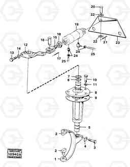 21904 Controls for differential lock 861 861, Volvo Construction Equipment