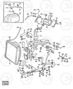 82795 Cooling system 861 861, Volvo Construction Equipment