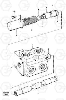 18882 Control valve 4200 4200, Volvo Construction Equipment