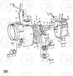 68860 Housing,covers and boltings 616B/646 616B,646 D45, TD45, Volvo Construction Equipment