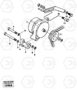 32286 Generator with fitting parts 4300 4300, Volvo Construction Equipment